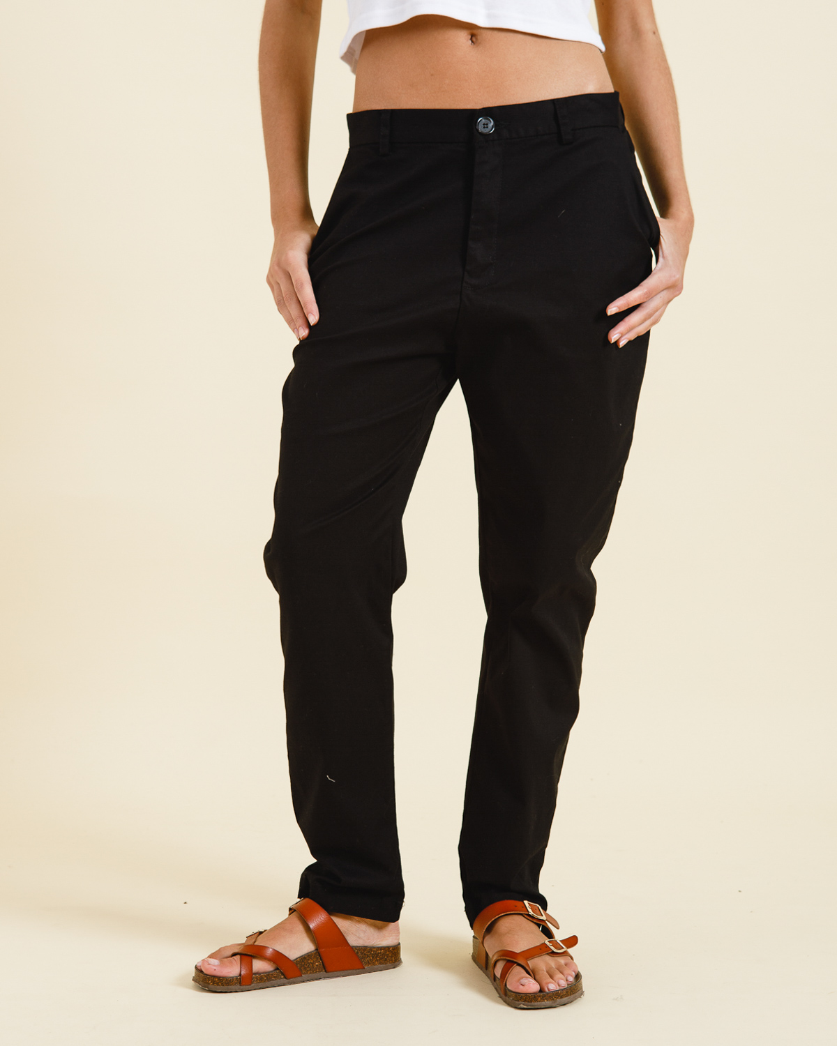 Pantalon Chino Tiro Largo | Wanama