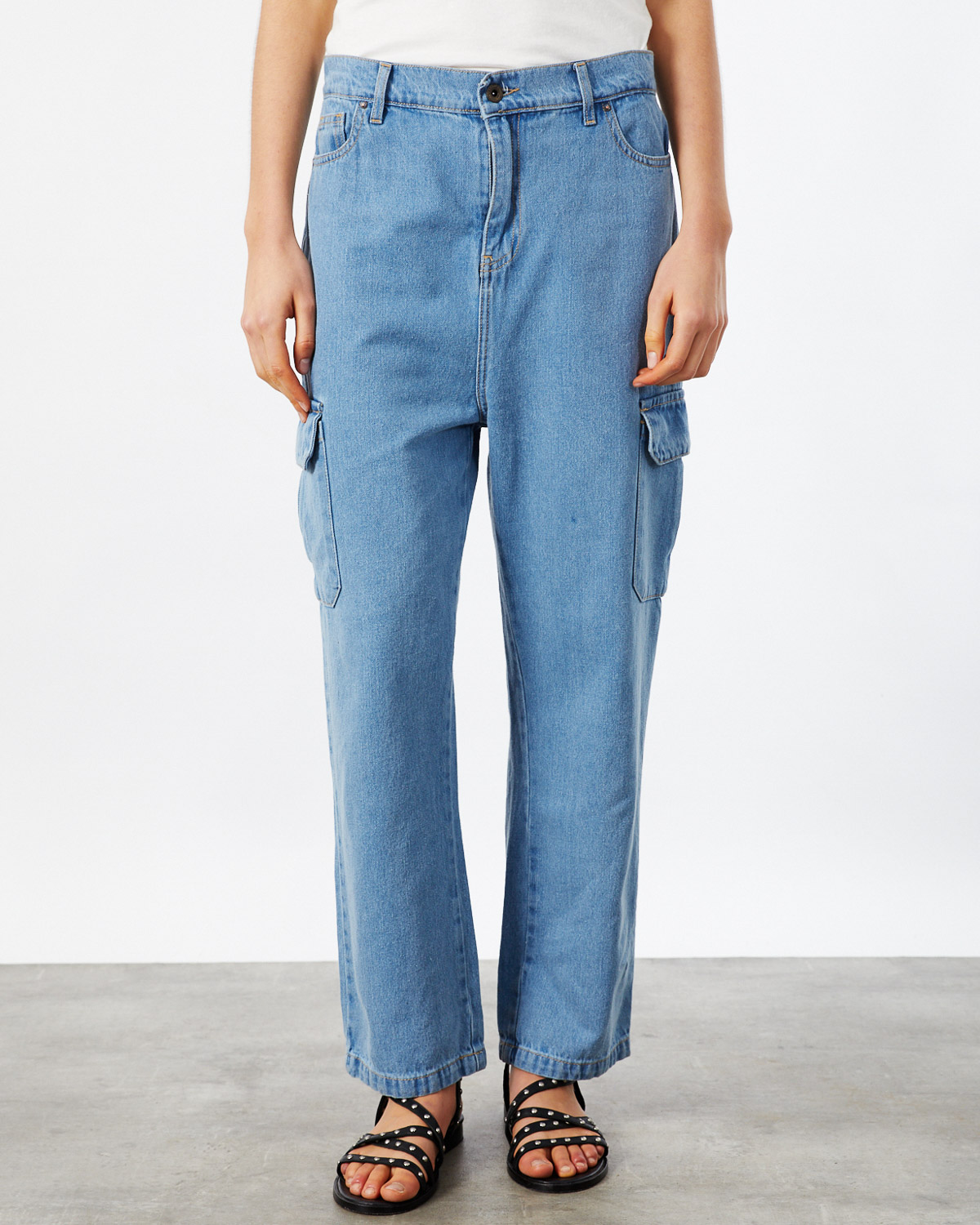 Jean Emma Cargo Light Blue Paul