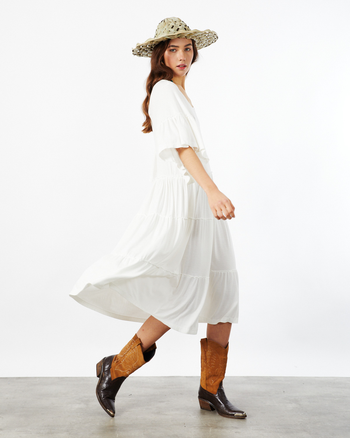 Vestido Fairy Crepe Long