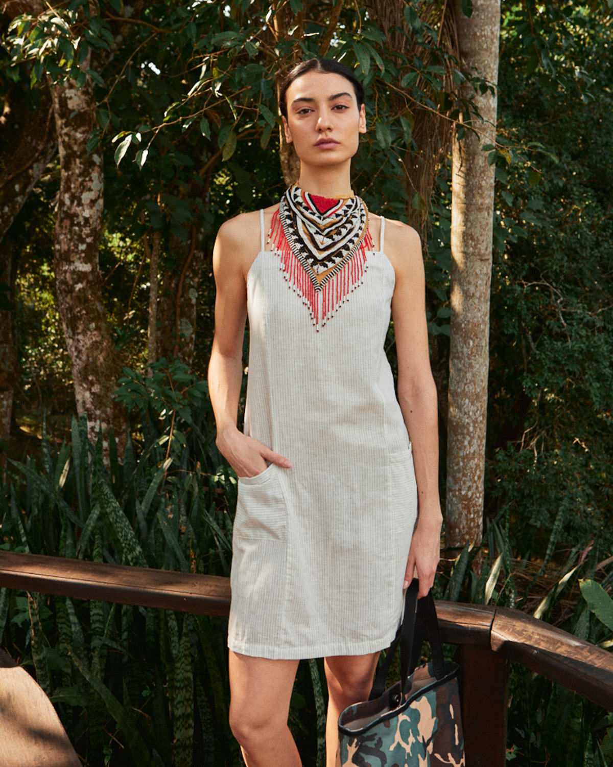 Vestido Linen Stripes