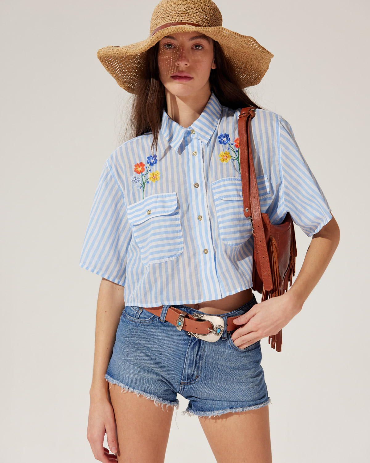 Short Tania Used Mid Blue