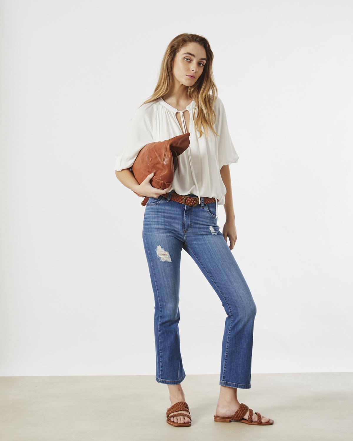 Camisa Imma Crop Manhattan