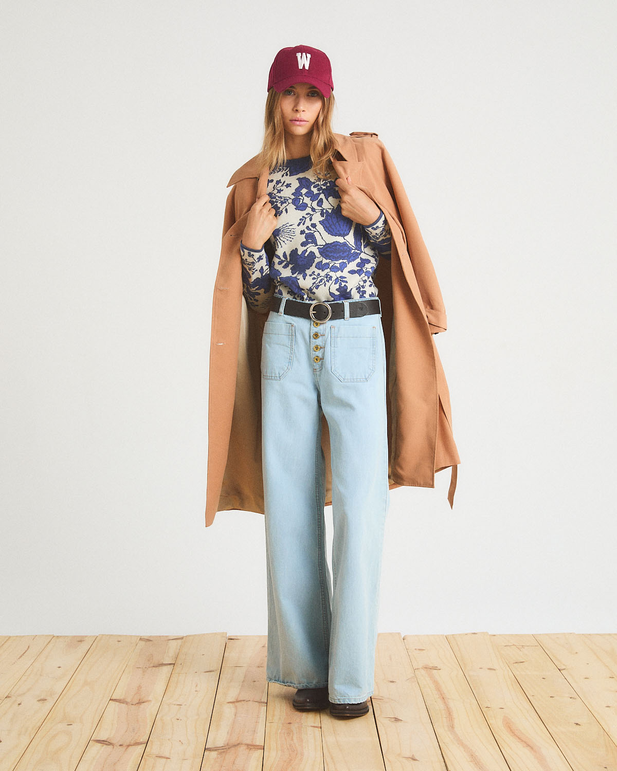 Sweater  Dakota Winter Printed Blue 