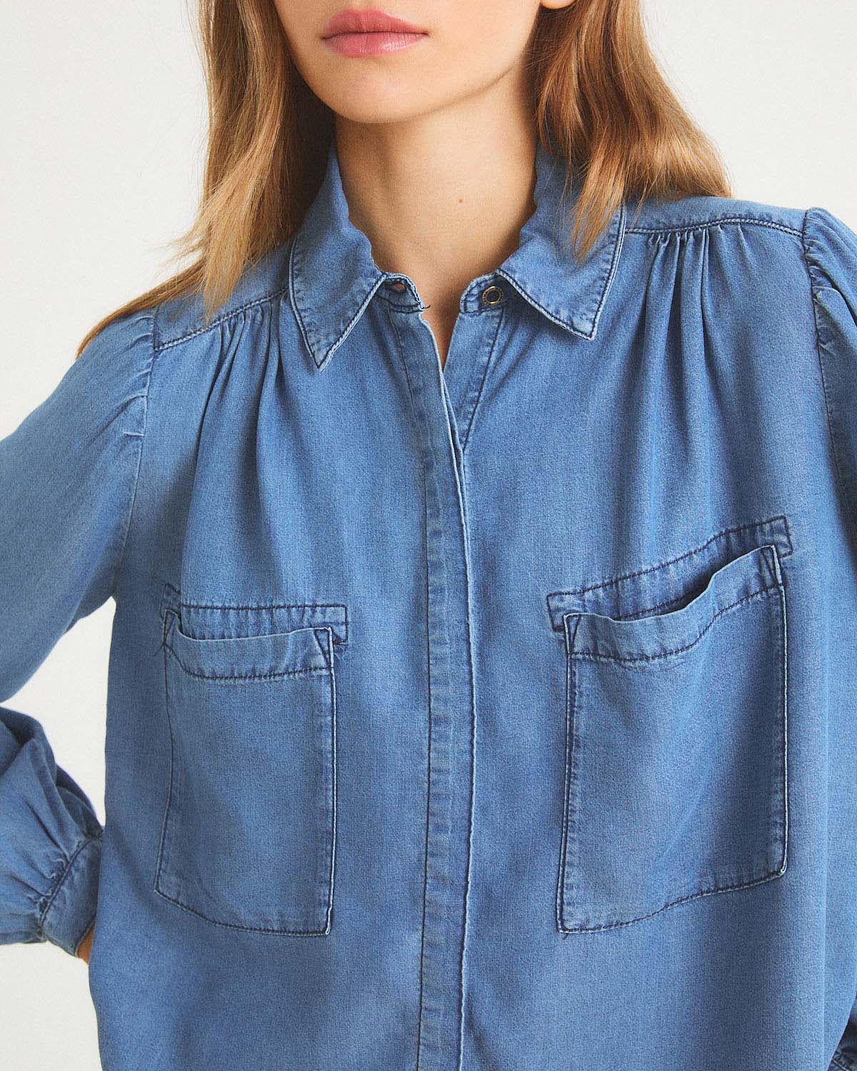 Camisa Megan Mid Blue 