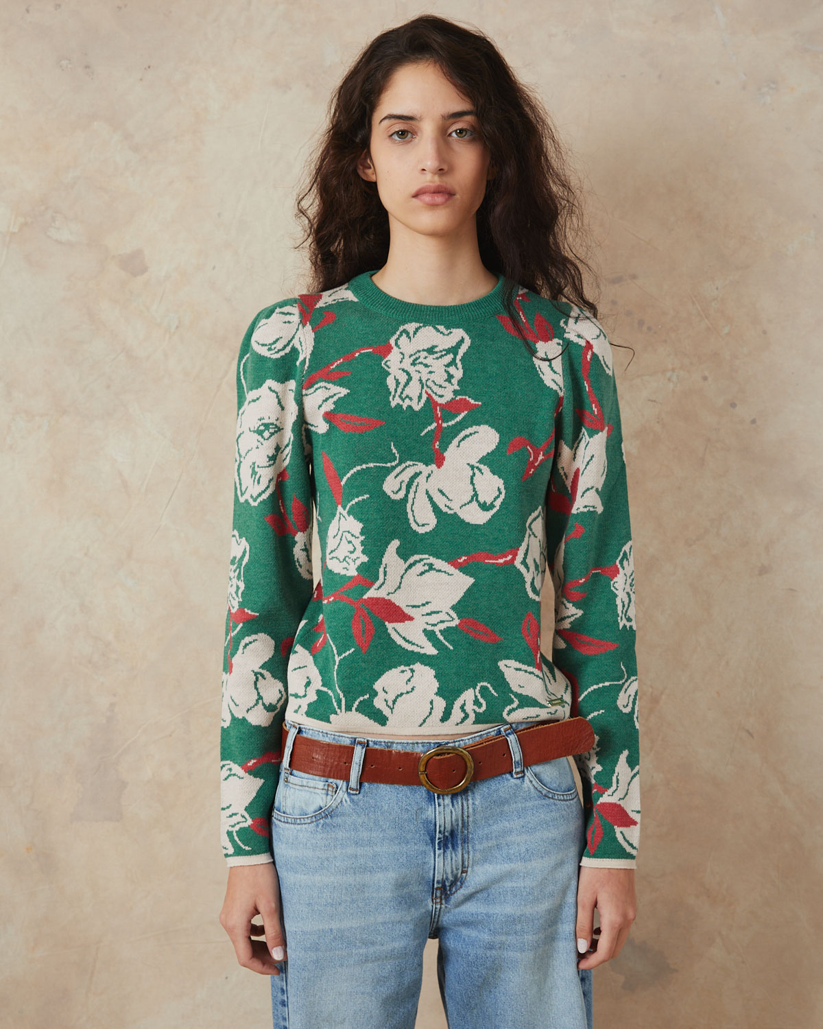 Sweater  Dakota Winter Printed Green
