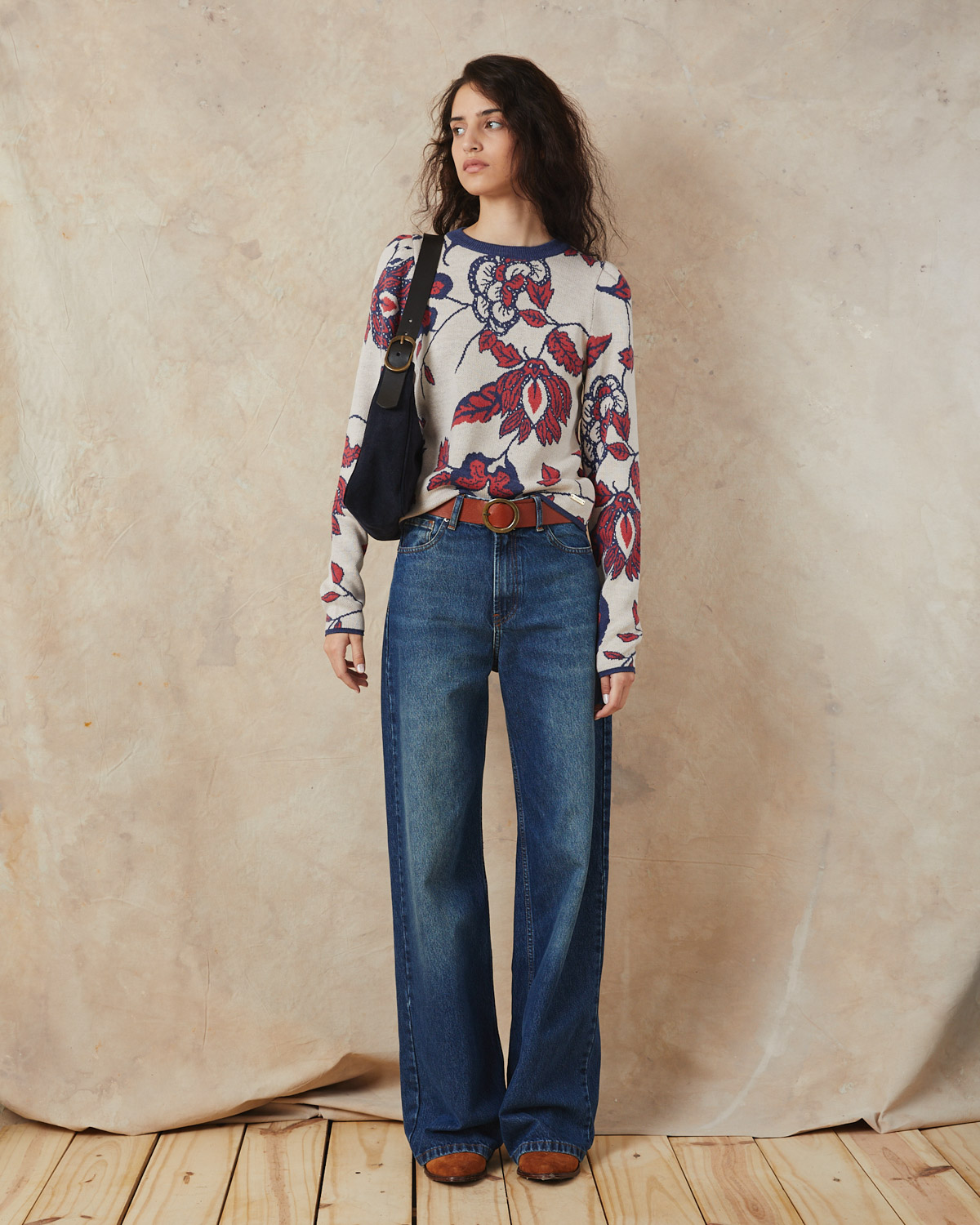 Sweater  Dakota Winter Printed Red