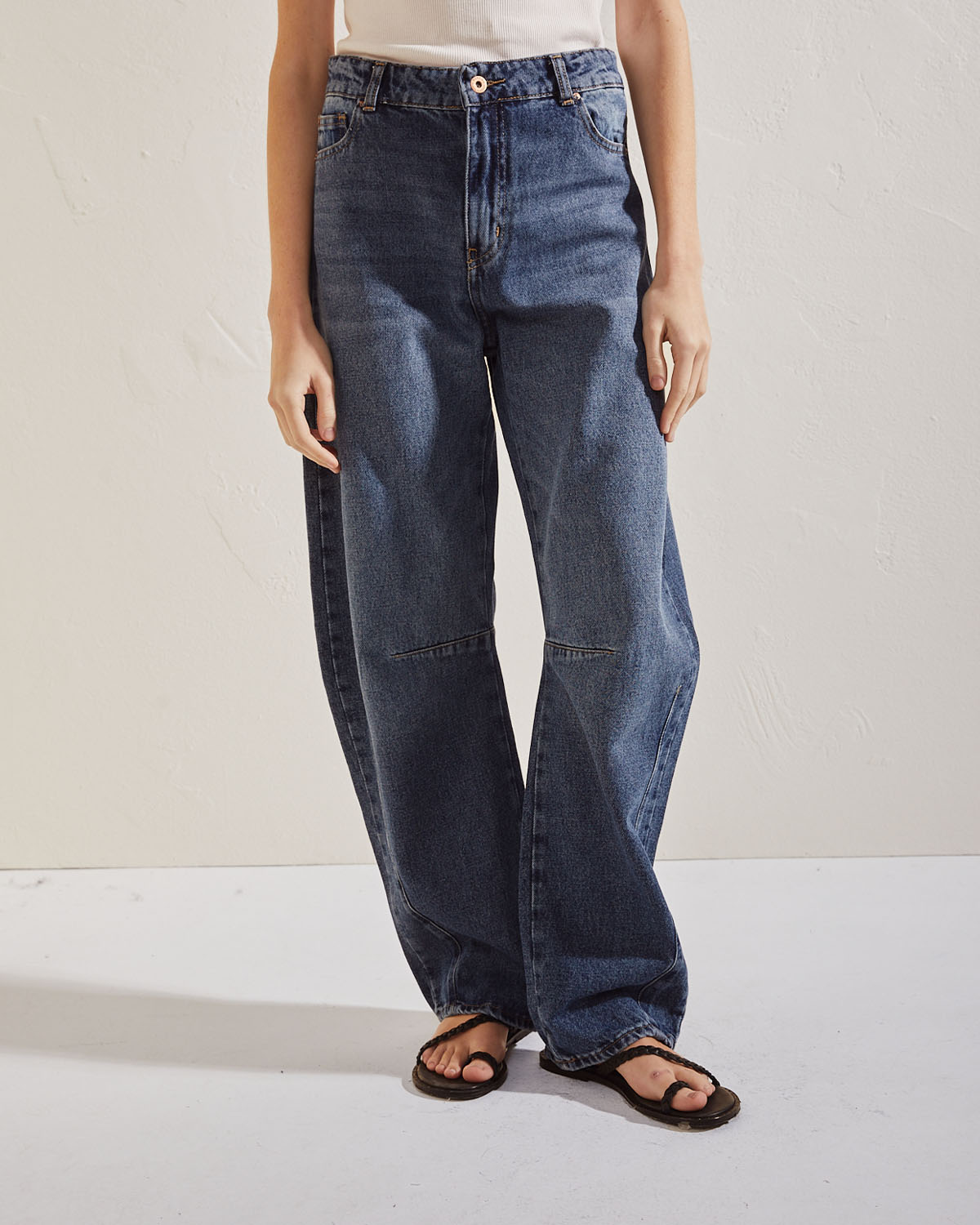 Jean Baggy Tina Used Blue