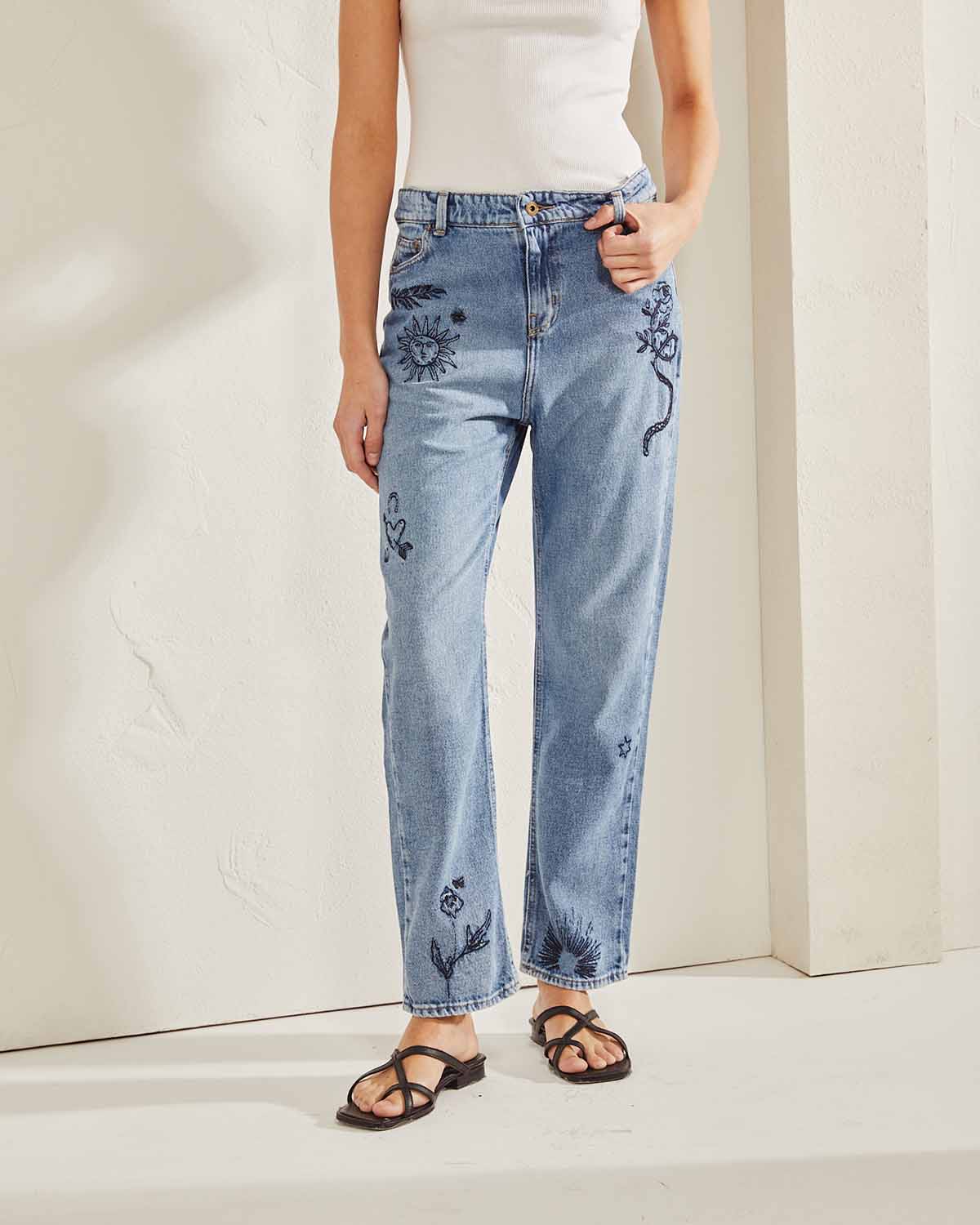 Jean Tatoo Used Midlight Blue Paul