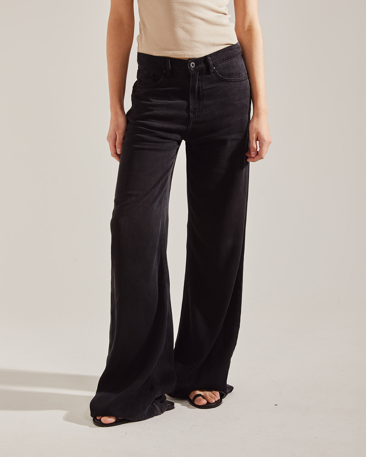 Jean Chloe Tencel Used Black