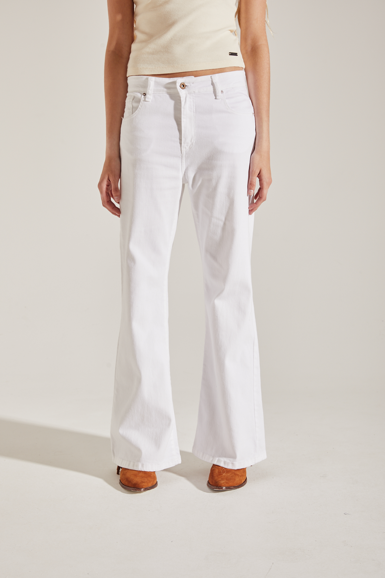 Jean Bianca Rose Mid White