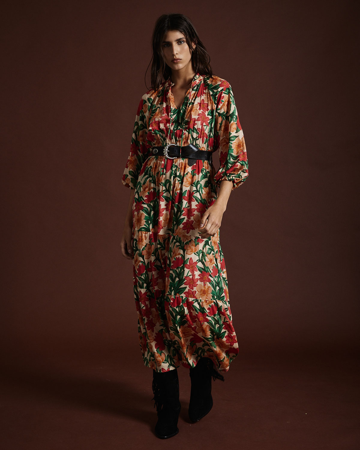 Vestido Imma Long Heather