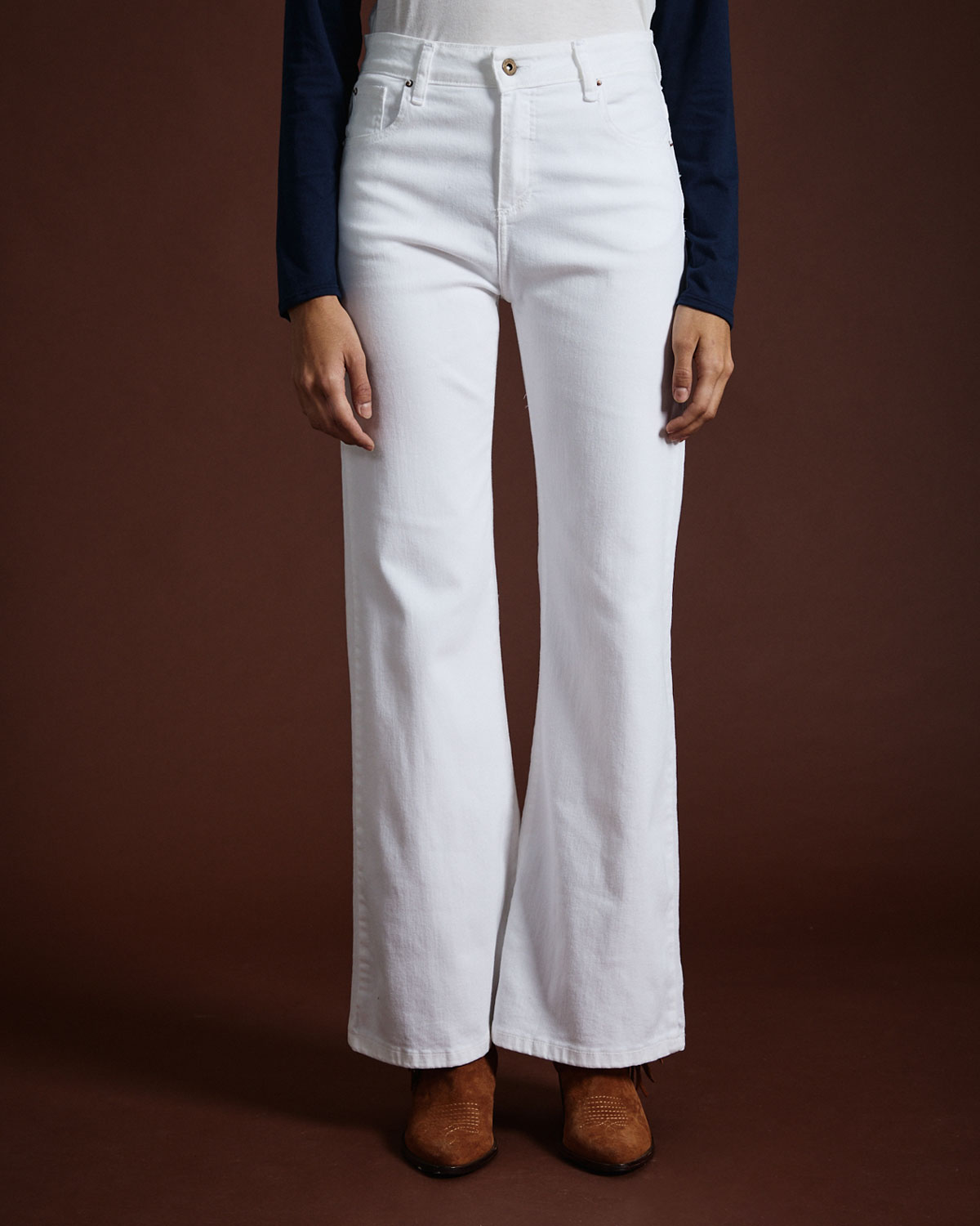 Jean Bianca Rose Mid White