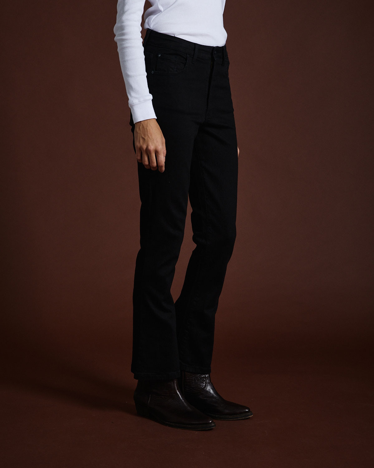 Jean Lucy Petit Mid Rose Black