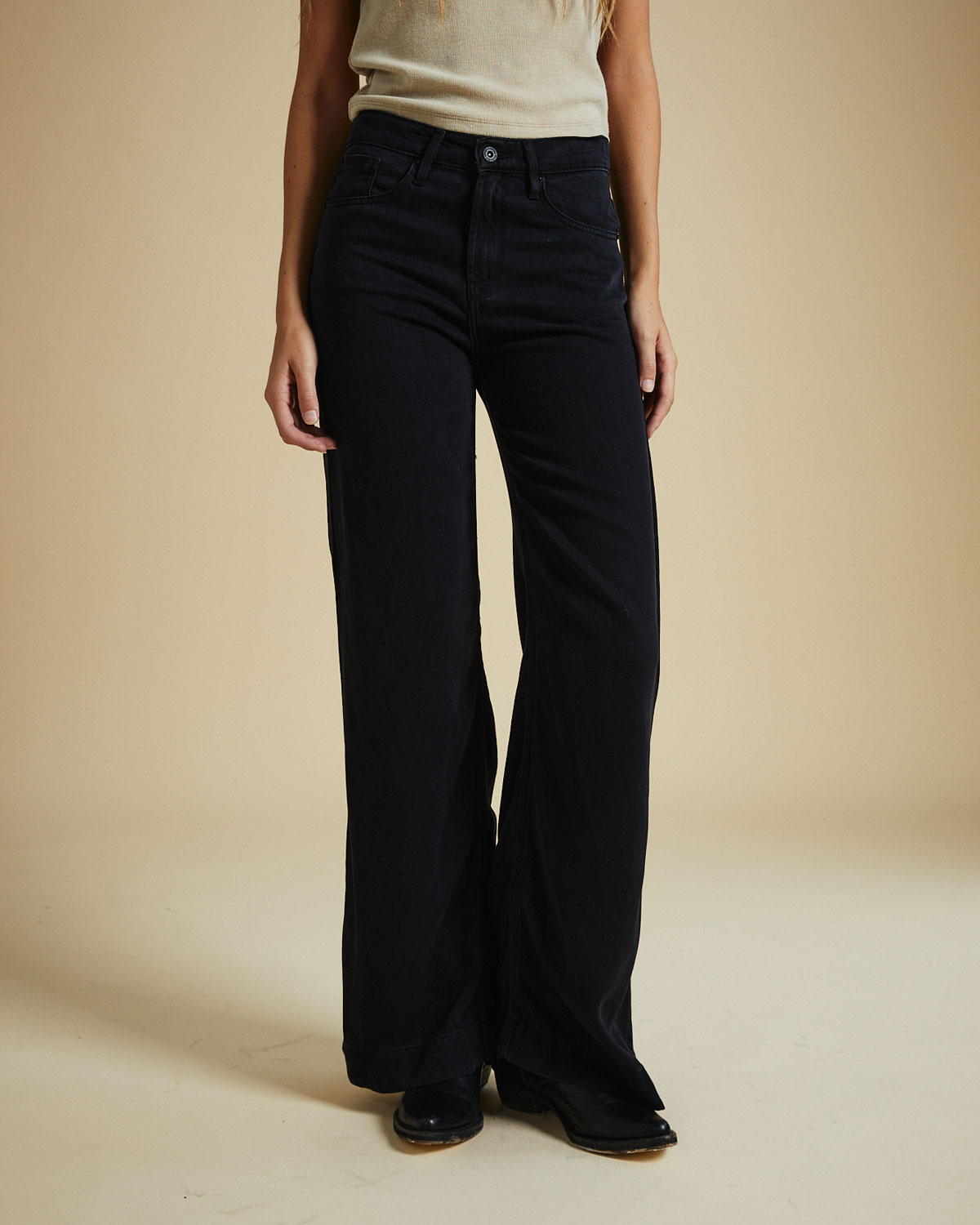 Jean Chloe Tencel Used Black