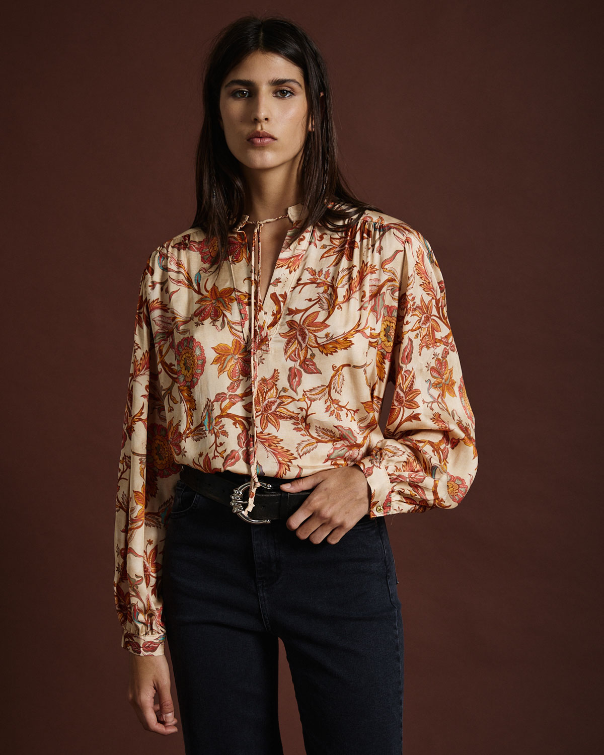 Camisa Celine Sand Willow