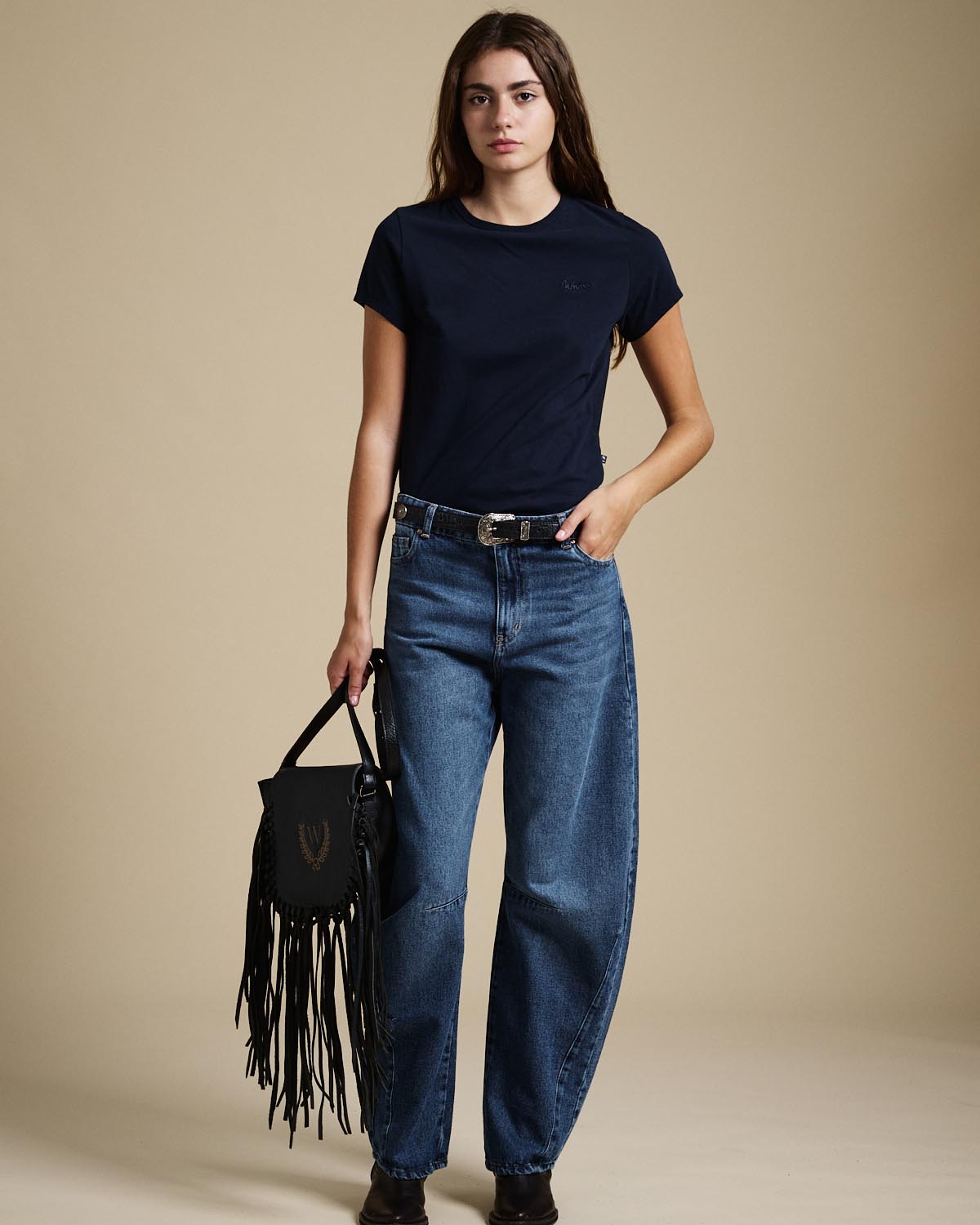 Jean Baggy Tina Used Blue