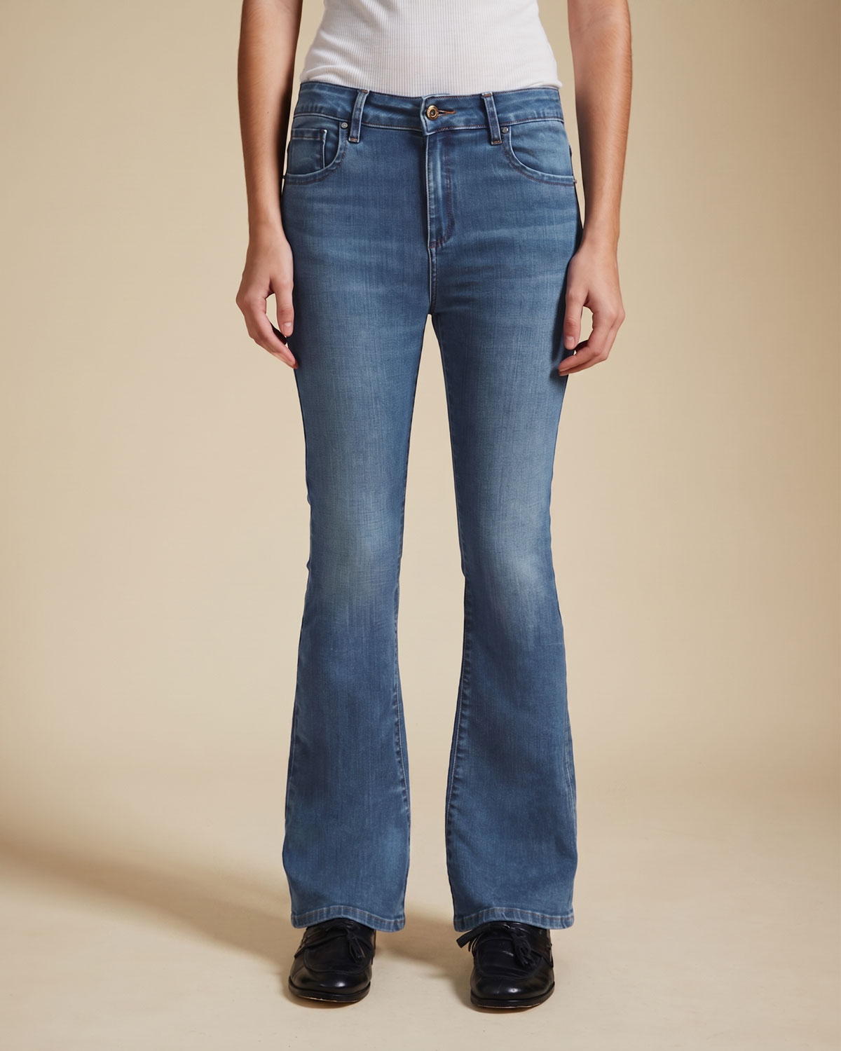 Jean Rose Mid Rise Blue