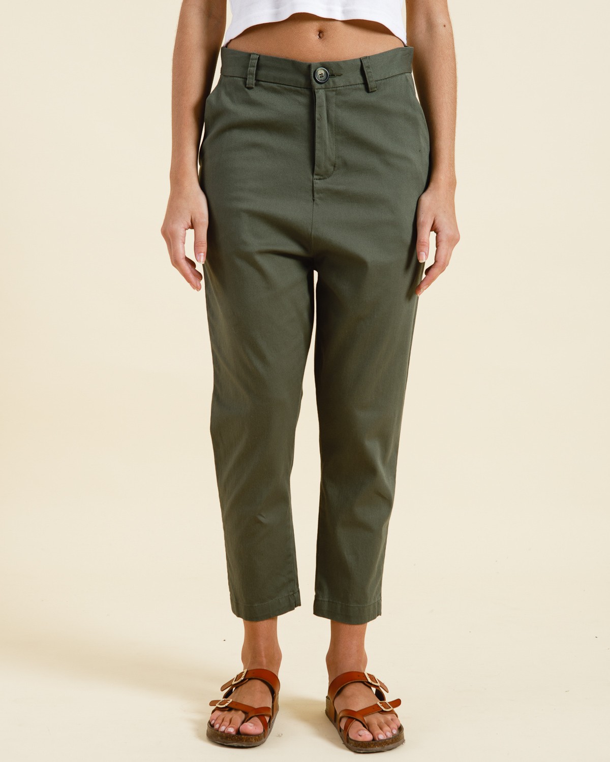 Pantalon Chino Tiro Largo | Wanama